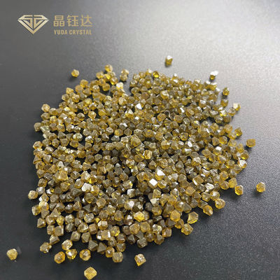 Κίτρινες βιομηχανικές εφαρμογές διαμαντιών ενιαίου κρυστάλλου 3.4mm HPHT συνθετικές