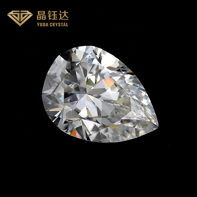 Η φαντασία έκοψε γυαλισμένα τα αχλάδι επικυρωμένα διαμάντι αυξημένα εργαστήριο διαμάντια για το δαχτυλίδι
