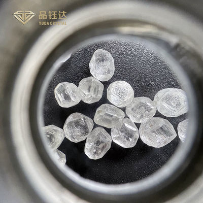 Κρυστάλλοι Yuda 3.0 - 4.0 ct Λευκοί VVS VS HPHT Ακατέργαστοι Ακατέργαστοι Διαμάντια Τεχνητό Εργαστήριο Δημιουργημένα Διαμάντια