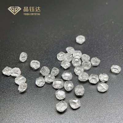 Κρυστάλλοι Yuda 3.0 - 4.0 ct Λευκοί VVS VS HPHT Ακατέργαστοι Ακατέργαστοι Διαμάντια Τεχνητό Εργαστήριο Δημιουργημένα Διαμάντια